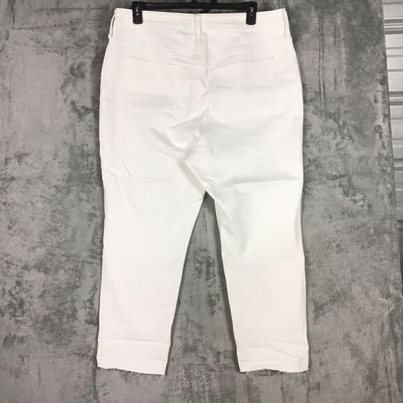 Madewell Womens 18W Plus Perfect Vintage Jean Tile White Raw Hem NWT - Picture 10 of 16